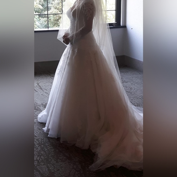 Sophia Tolli- Ivory Blush Wedding Gown for Sale - Picture 9 of 16